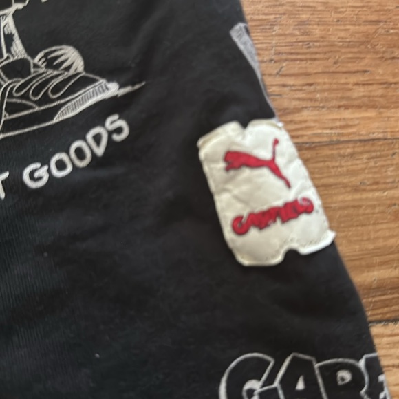 Garfield for Puma blue shirt and black shorts size 11-12 - Picture 9 of 10